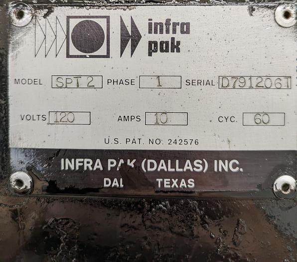 Used Infra Pak sprite stretch wrapper SPT2 120 volt