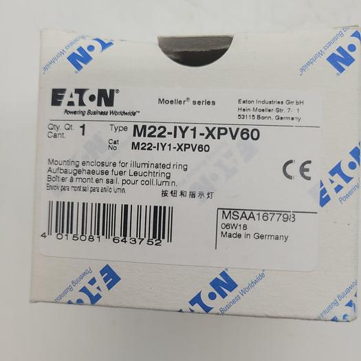 Eaton M22-IY1-XPV60 Mounting Enclosure