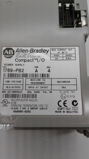 Used Allen-Bradley Compact I/O Power Supply 1769-PB2 Ser.A