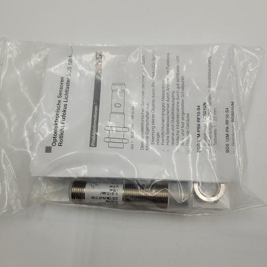 Used BALLUFF PHOTOELECTRIC SENSOR BOS01UM BOS 12M-PA-RF10-S4