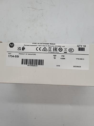 Authentic Allen-Bradley Point I/O SSI Encoder Module 1734-SSI Ser.C