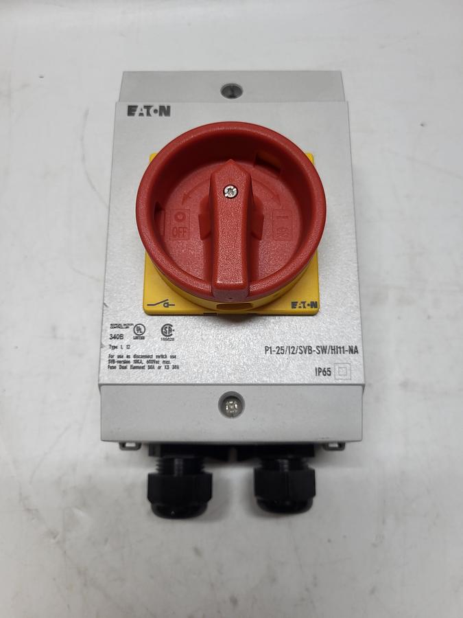 Used Eaton P1-25/I2/SVB-SW/HI11-NA IP65 Switch