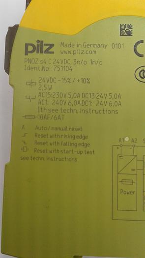 Used Pilz PN0Z s4 C 24VDC 3n/o 1n/c 751104