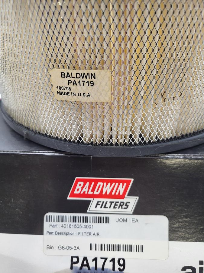 BALWIN FILTERS PA1719 Air Filter *New* 40161505-4001