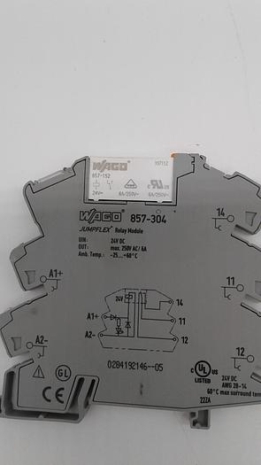 Used Wago Jump Flex Relay Module 857-304