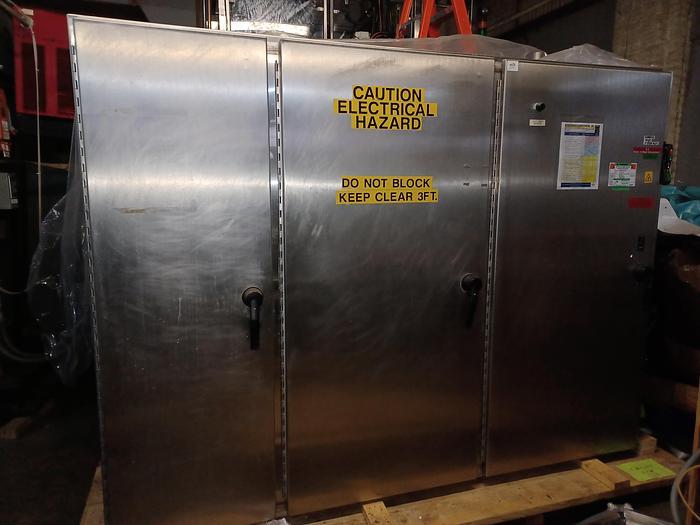 Used 12 lane sonic yogurt cup welder (branson)