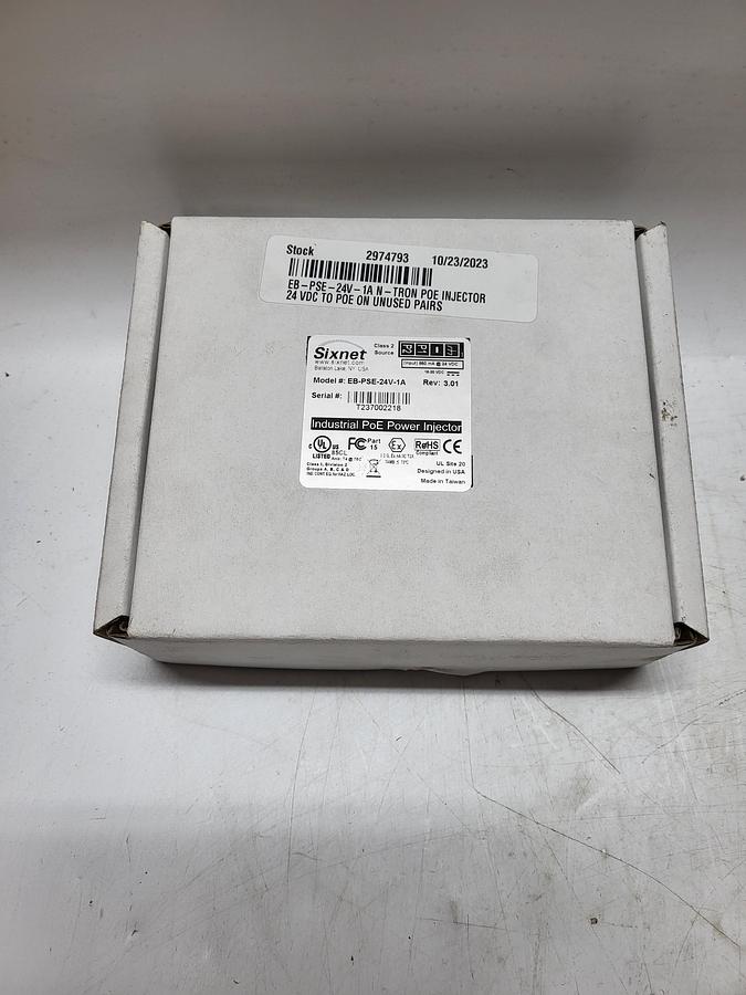 Sixnet EB-PSE-24V-1A Power Injector