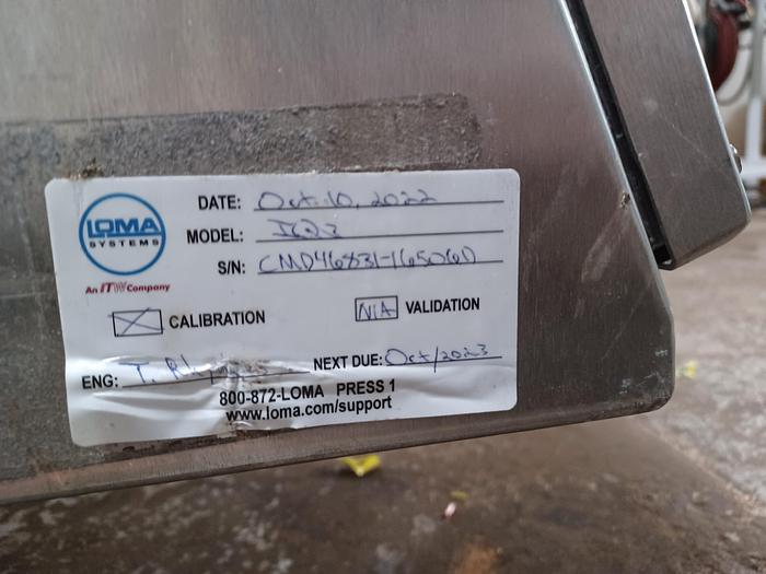 Used Loma IQ3 aperture 59" × 5" overall dimensions 77" L x 12"w x 16" t