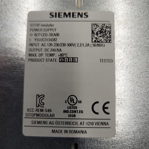 Siemens 6EP1333-3BA00 POWER SUPPLY