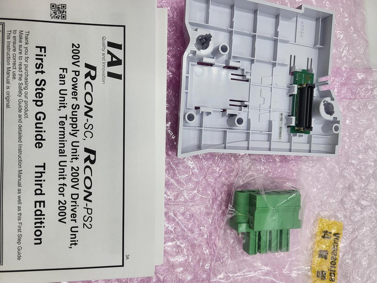 Used IAI RCON-GW-TRS-1 - 200V Terminal unit B204899054 & PCB connector / spc5 4-STF-7.62