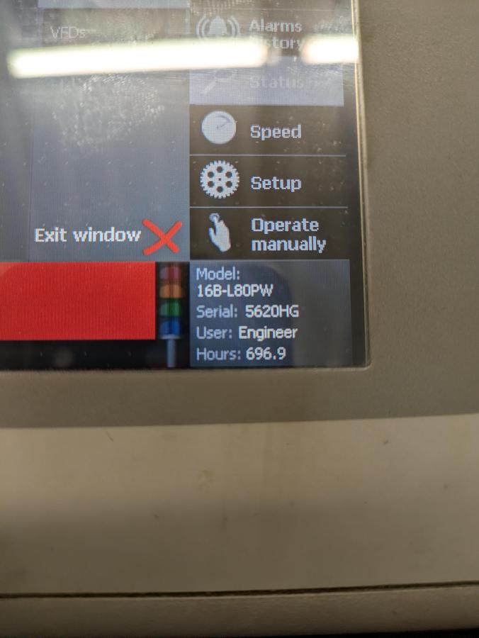 Used ADCO trisealer model 16B-L80PW