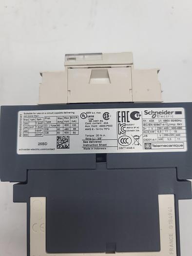 Used Schneider Electric LC1D25 BD