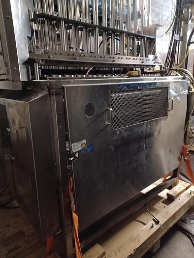 Used 12 lane sonic yogurt cup welder (branson)