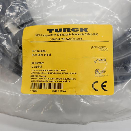 Turck RSM RKM 34-5M