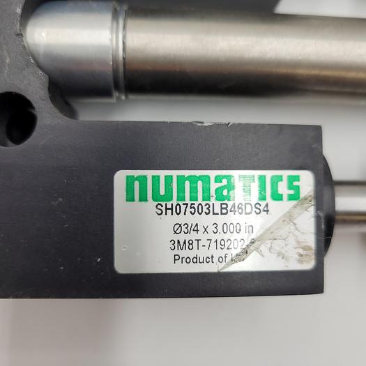 Used NUMATICS SH07503LB46DS4 guide / slide with CYLINDER 1062D01-01I-03