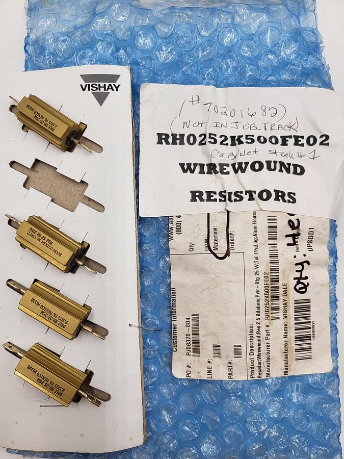 Vishay Dale RH0252K500FE02 Wirewound Resistors *NEW original packaging**