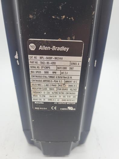 Used Allen-Bradley MPL-B430P-MK24AA Ser.A