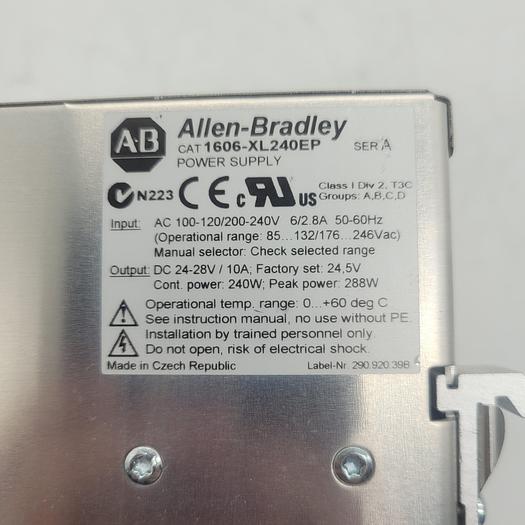 Used Allen-Bradley 1606-XL240EP Power Supply