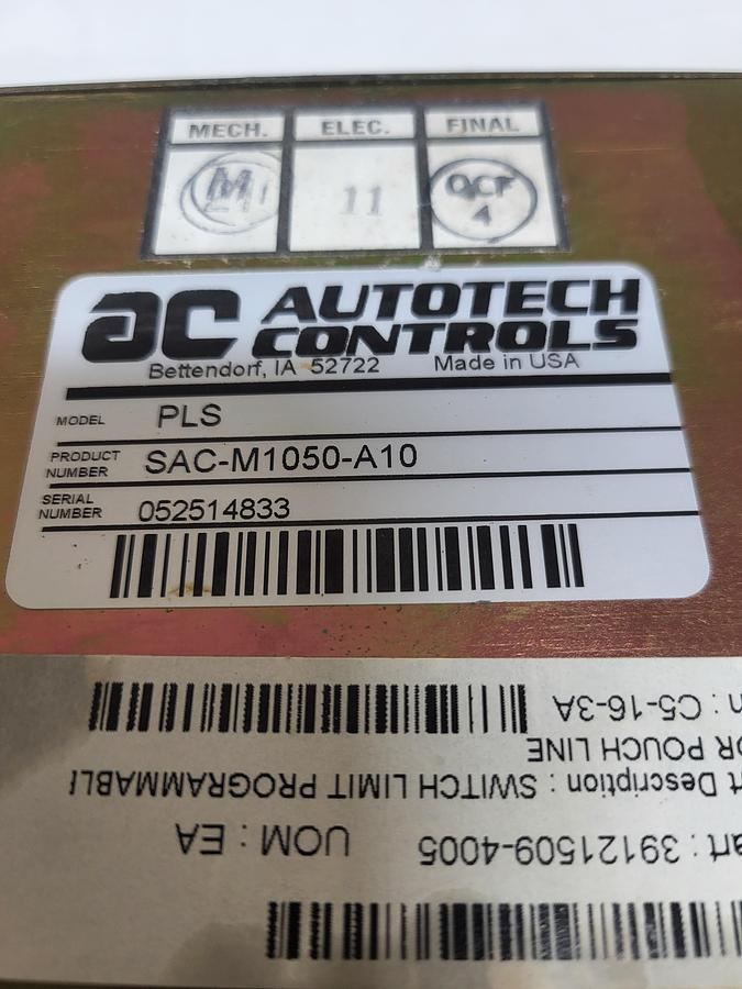 Used Autotech Controls SAC-M1050-A10 PLS 1050 Model