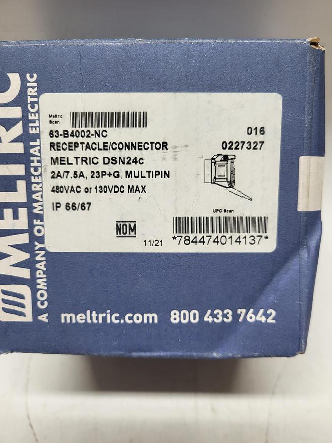 Meltric 63-B4002-NC Receptacle/Connector