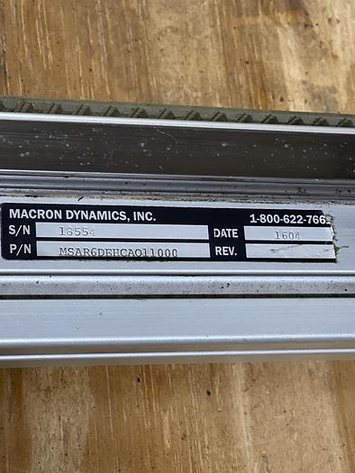 Used Macron MSAR6DEHCA01100C
