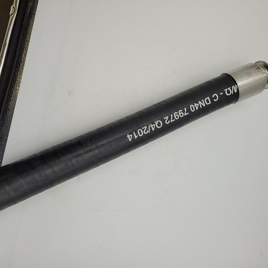 AFLEX Corroline PTFE SD M / Delta C DN40 79972 Q4/2014 hose 1-1/2" x 47" & stainless sanitary both ends *NEW*