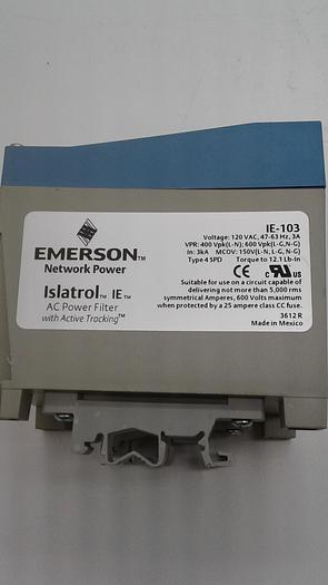 Used Emerson Network Power Islatrol IE AC Power Filter IE-103