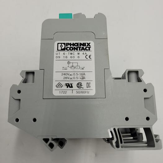 Used PHOENIX CONTACT UT 6-TMC M 4A CIRCUIT BREAKER