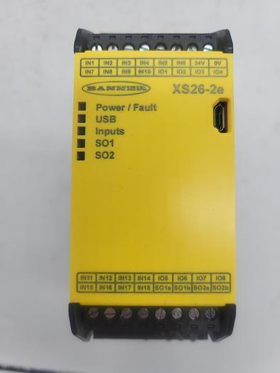 Used Banner Safety Controller XS26-2e