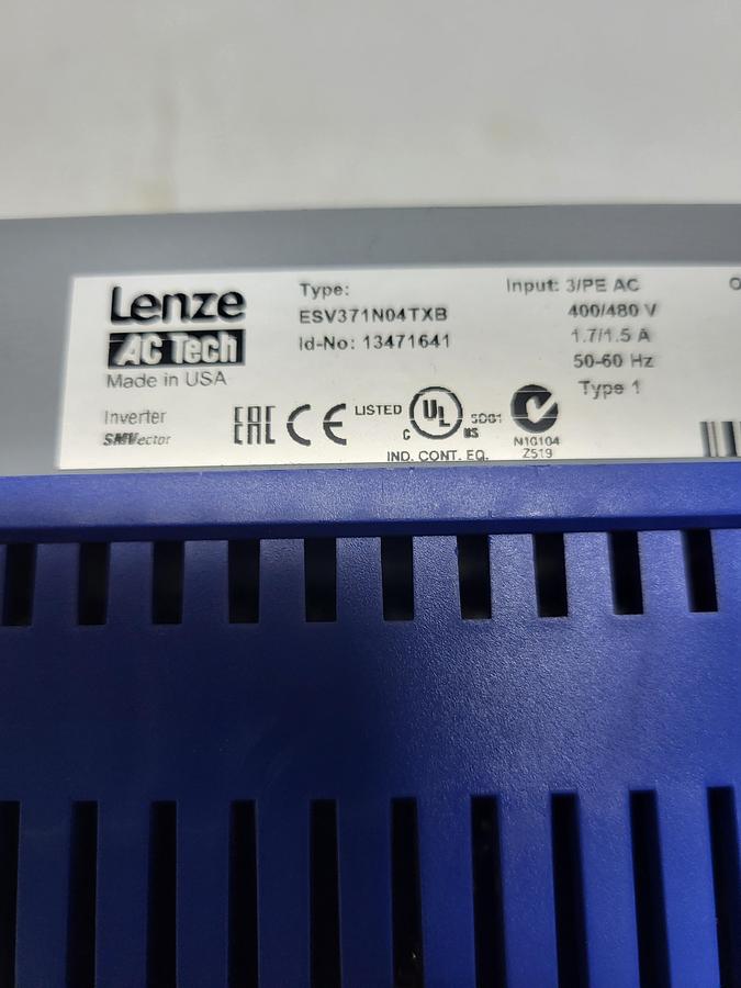 Used Lenze AC Tech ESV371N04TXB 13471641