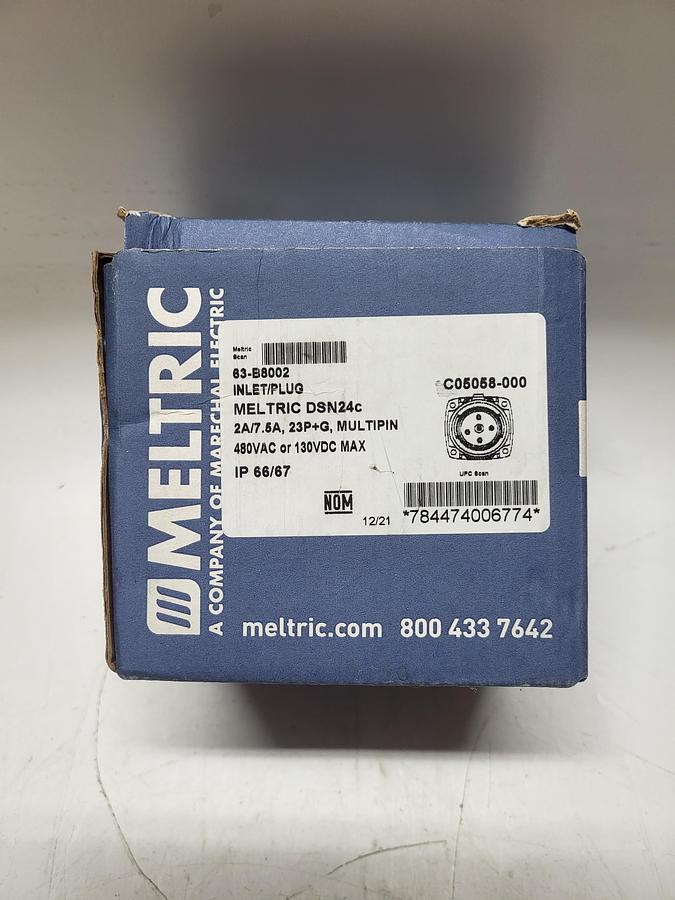 Meltric 63-B8002 Inlet/Plug