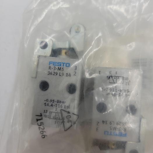 R-3-M5 Festo - Control Valve 3629 *NEW*