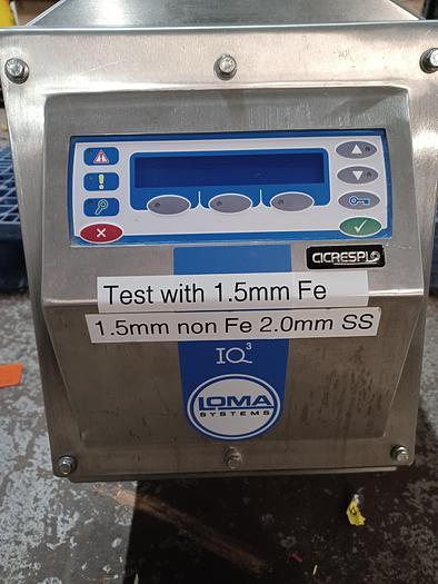 Used Loma IQ3 aperture 59" × 5" overall dimensions 77" L x 12"w x 16" t