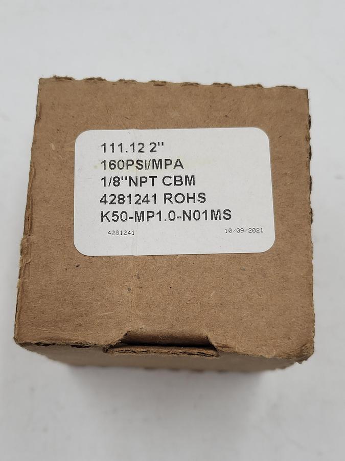 SMC Pressure Gauge 111.12 2 160PSI / MPA - 1/8" NPT **new**