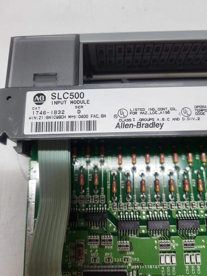 Used Allen-Bradley SLC500 Input Module 1746-IB32 Ser.D