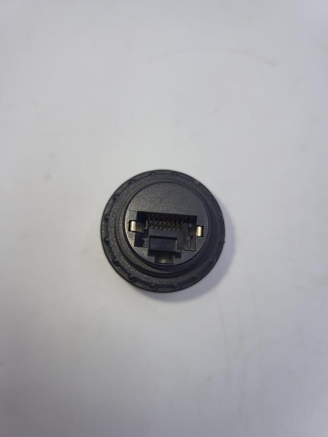 Used LUTZE 492076 Industrial Network Connectivity Panel Pass Through, RJ45 F/F 8/8 Cat6A
