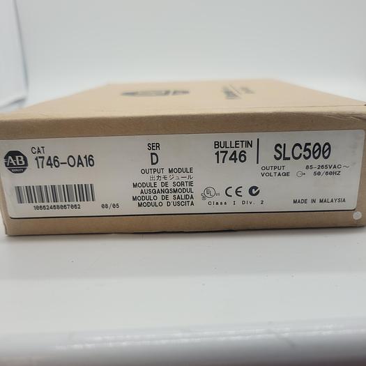 Allen-Bradley Bulletin 1746 Output Module 1746-OA16 Ser.D