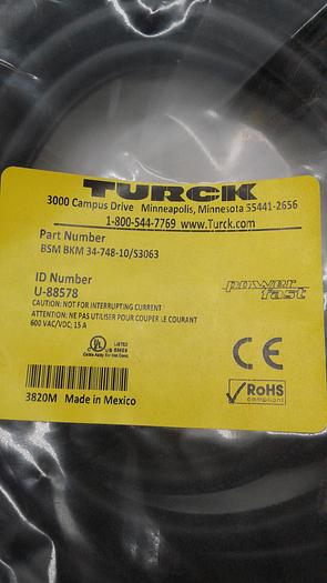 Turck BSM BKM 34-748-10/SS3D63