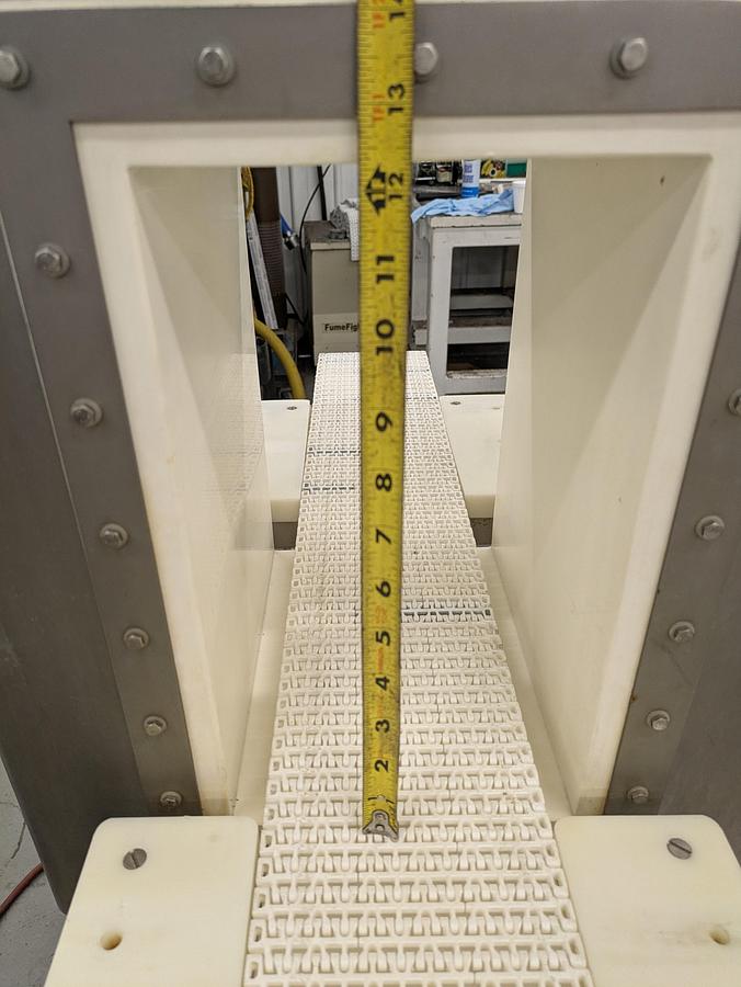 Used safeline metal detector 7-3/4" wide 12-1/4" tall