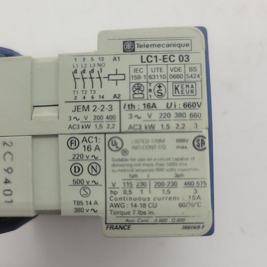 Used Telemecanique LC1-EC 03