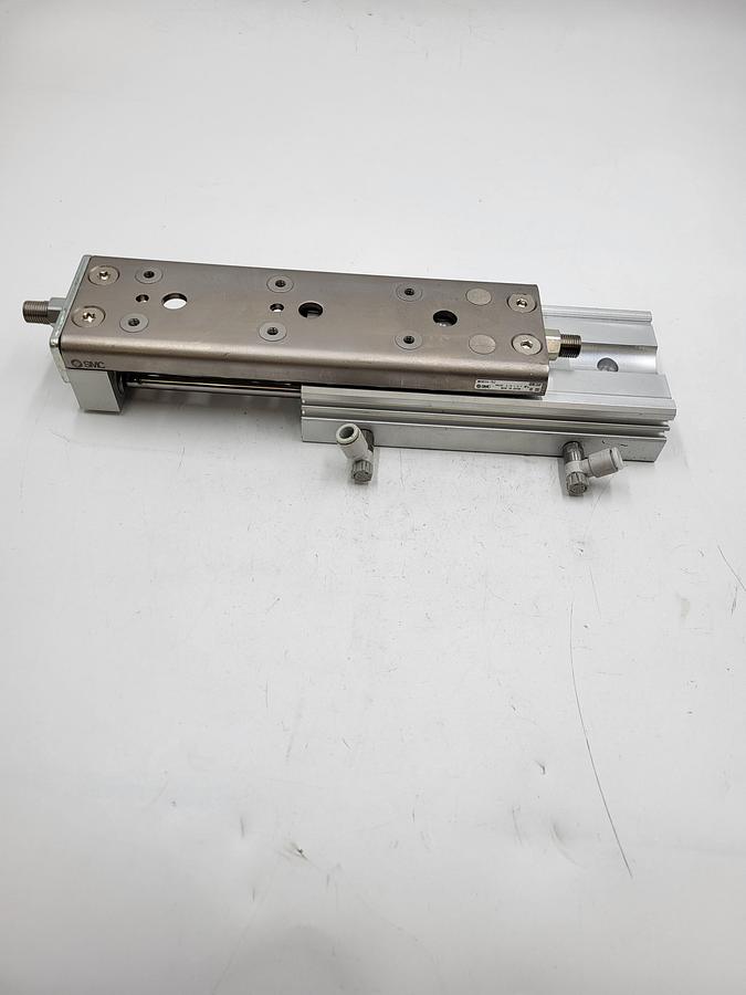 Used SMC MXQ20A-75Z cyl, high precision, guide, MXQ GUIDED CYLINDER