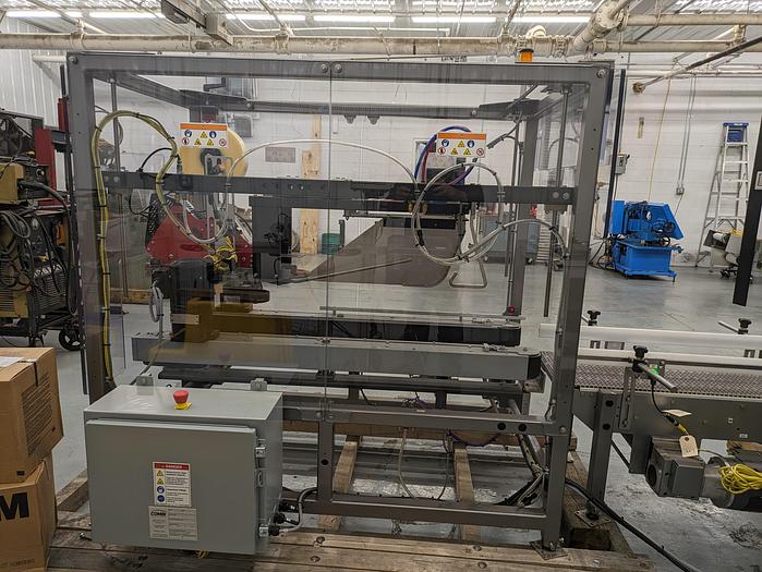 Used Combi Alphapack Case Packer and sealer (Never used) New 2019