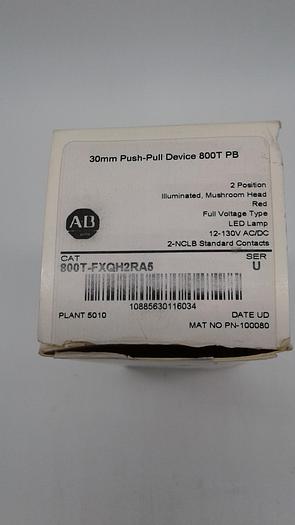 Allen-Bradley 30mm Push-Pull Device 800T PB 800T-FXQH2RA5