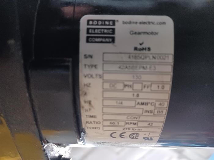 Used conveyor 16" wide 25' long 5" sides aluminum frame