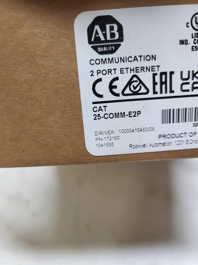 Allen-Bradley Communication 2 Port Ethernet 25-COMM-E2P Ser.A