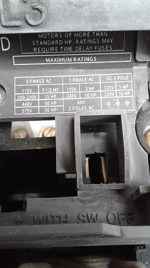 Used Allen-Bradley Line Terminal Guard 1494V-DS60