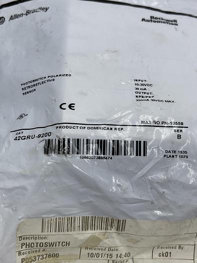 Allen-Bradley 42GRU-9200 Ser B