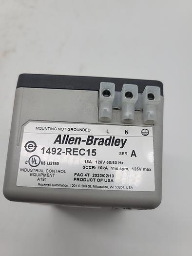 Used Allen-Bradley 1492-REC15 Ser.A
