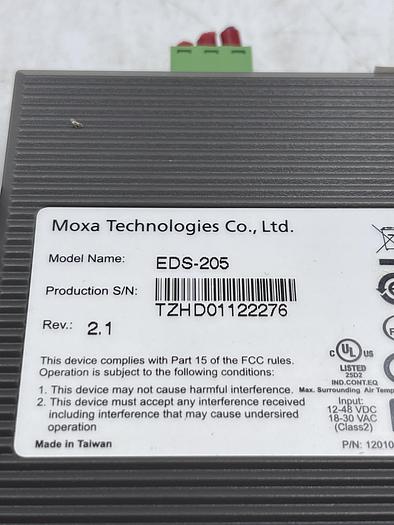Used Moxa EDS-205