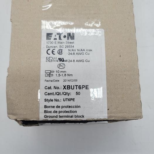 Eaton XBUT5PE Ground Terminal Block